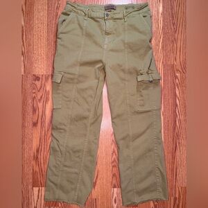 Judy Blue Garment Dyed Olive Cargo Pants